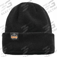 N-FERNO BY ERGODYNE Hat: Beanie Cap, Black, Universal, Hat, Acrylic, Head, Cuffed Beanie (MPN 6811Z). Key specifications — Includes Lining: Yes; Style: Beanie Cap; Lining Material: Thinsulate(TM); Areas Covered: Head; Adjustment Type: Fitted; High Visibility: No; Color: Black; Material: Acrylic.