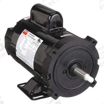 Dayton Centrifugal Pump Motor: 1/2 hp, 115/230V AC - Motors for Straight Centrifugal Pumps