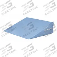 DMI Bed Wedge: Blue, 24 in Overall Lg, 24 in Overall Wd, 12 in Overall Ht, Cotton/Polyester, Foam (MPN 802-8028-0100)