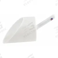 Scoop: Non-Sterile, HDPE, 1.89 L Capacity - mL, 63 7/8 fl oz Capacity - oz, 34.29 cm Overall Lg (MPN 107154-0005). Key specifications — Standards: FDA Grade Material; Color: White; Product Type: Scoop; Brand: APPROVED VENDOR.