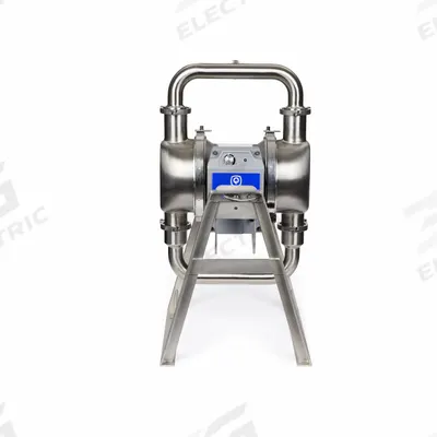 GRACO Electric Diaphragm Pump: Stainless Steel Body, Single Phase, 200-240V AC - FDA-Compliant EODD Pumps