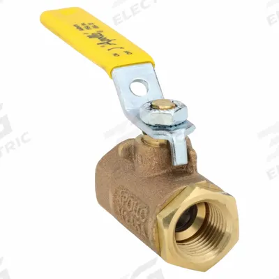 APOLLO Manual Two-Way Ball Valve: 1/2 in, Bronze, Straight, FNPT x FNPT - Bronze Ball Valves