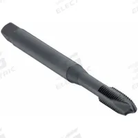 OSG Spiral Point Tap: #10-24 UNC, 2B, 3 Flute, Plug Chamfer, Black Oxide Vanadium High Speed Steel (MPN 2513401)