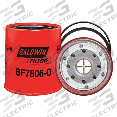BALDWIN FILTERS Fuel Filter: Spin-On, 3 11/16 in Outside Dia, 1"-14 Thread Size, Cellulose - Spin-On Fuel Filters