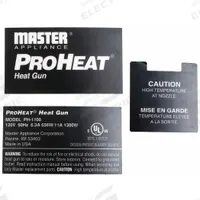 MASTER APPLIANCE Housing Label 120V: For 3W771/6NE92, For PH-1100/PH-1100K (MPN 35019). Key specifications — attr424376: Housing Label 120V; attr325163: MASTER APPLIANCE; attr314577: PH-1100; attr314578: Master Appliance; attr314576: 3W771.