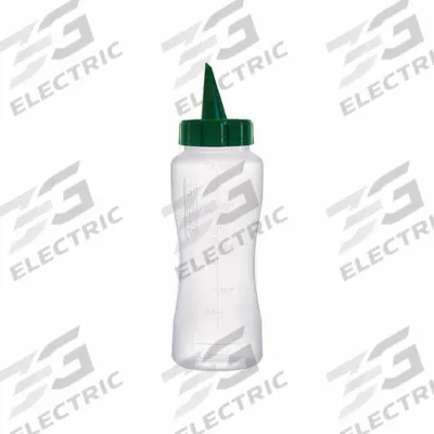 ARAVEN Squeeze Bottle: 17 oz Capacity, 1 3/4 in Opening Dia, 9 3/16 in Overall Ht - Standard Squeeze Bottles