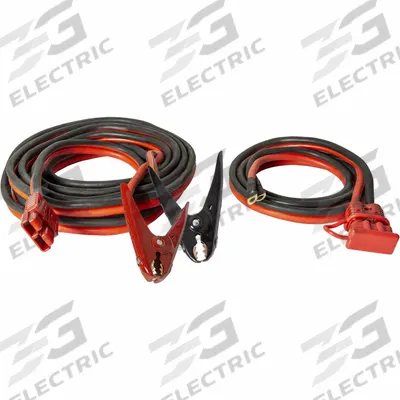 BUYERS PRODUCTS Jumper Cables: Quick Connect, 32 1/2 ft Cable Lg - Plug-In Jumper Cables
