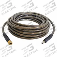 Cold Water Hose: 3/8 in ID, 150 ft Lg, Polyurethane, Brown, 3/8 in x 3/8 in Fitting Size, 4,500 psi (MPN 41032). Key specifications — Hose Cover Material: Polyurethane; Fitting Type: M Quick Disconnect x F Quick Disconnect; Hose Color: Brown; Hose Configuration: Coupled Assembly; Brand: SIMPSON.