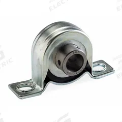 DAYTON Pillow Block Bearing: 5/8 in Bore, Steel, Set Screws, 1 5/16 in Shaft Ht, 4.437 in Overall Lg (MPN 2X404). Key specifications — Brand: DAYTON; Maximum Speed: 5,000 RPM; Mounting Bolt Size: 7/16 in; System of Measurement: Inch.