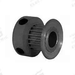 DAYTON Timing Pulley: Modified Curvilinear, Fixed, For GT Timing Belt Section, For 6 mm Belt Wd (MPN 17-2P06-6CA3). Key specifications — attr1328801: DAYTON; attr1328807: Clear Anodized; attr1328808: Powerhouse®.