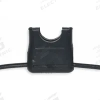 LITTELFUSE In-Line Fuse Holder: Non-Rejection Block Style, 1 Pole, 32 V DC Rating, Wire Leads (MPN FHA1). Key specifications — Compatible Fuse Series: ATC; Brand: LITTELFUSE.