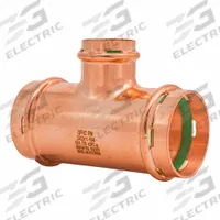 QUICKFITTING SUREPRESS Crimp Tee Fitting: 2 in CTS x 2 in CTS x 1 1/4 in CTS size, Copper (MPN SPWT664R). Key specifications — Brand: QUICKFITTING SUREPRESS; Broad - Material for Bullet: Copper Or Bronze; Brand - Broad: QUICKFITTING SUREPRESS.