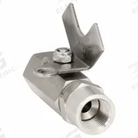 APPROVED VENDOR Manual Two-Way Ball Valve: 3/8 in, 316 Stainless Steel, Straight Valve Body, Tee (MPN G-MSFF-38). Key specifications — Brand: APPROVED VENDOR; Handle: Tee.