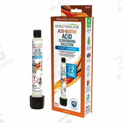 SPECTROLINE Acid Neutralizer: 0.5 oz Tube, Liquid, Yellow - Acid Neutralization Solvents
