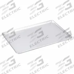 CHICAGO METALLIC Sheet Pan: Sheet Pan Pan, Full Sheet Pan Size, Aluminum, Uncoated, Solid, Gray (MPN 40804). Key specifications — Bead Closure: Closed Bead; Coating: Uncoated; Pan Style: Sheet Pan; Perforation: Solid; Brand: CHICAGO METALLIC; Color: Gray; Material: Aluminum; NSF Certified: No.