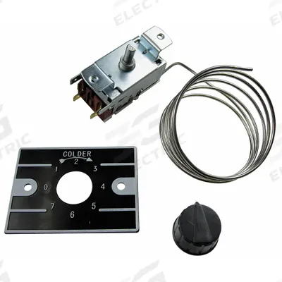 RANCO Freezer Control: Refrigerator/Freezer Control, -12°F to 15°F, SPST, Closes on Rise - Refrigeration Temperature Controls
