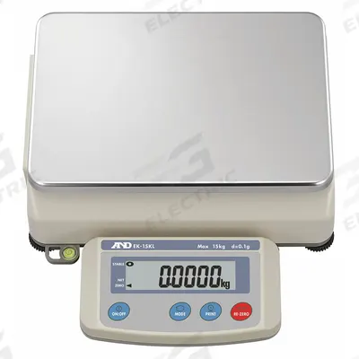 A&D WEIGHING Industrial Bench Scale: 8 1/4 in x 11 7/8 in, Not IP Rated, Integrated - Compact Bench Scales