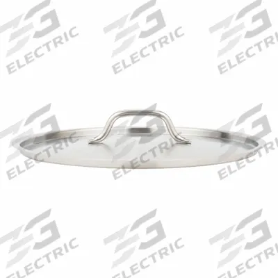 VOLLRATH Cover: 14 in Top Dia, Stainless Steel, Silver, Stainless Steel, NSF Certified - Covers