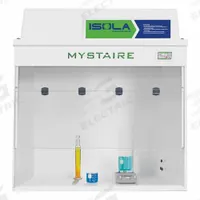 MYSTAIRE Filtered Workstation: Isola® PRO, 72 in Overall Wd, 53 in Overall Ht, 28 in Overall Dp (MPN MY-ISL72P). Key specifications — Assembly: Fully Assembled; Brand: MYSTAIRE; Base/Stand Included: Yes; Blower Included: Yes; Work Surface Included: Yes.