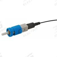 HUBBELL PREMISE WIRING Fiber Optic Connector: Connector ST, Std, 12pk Pack Size, 12 (MPN FCSTSM12). Key specifications — attr922460: HUBBELL PREMISE WIRING; attr922461: Blue; attr922466: Simplex; attr922475: OS2; attr1309930: 12pk.