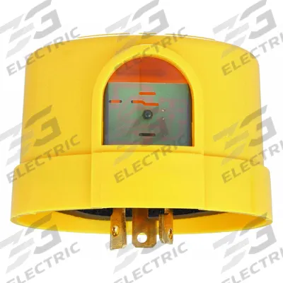 Dayton Photocontrol: Turn-Locking Photocell Mounting, SPST, 480V AC - Turn-Locking Photocells