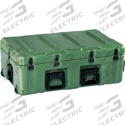 PELICAN Medical Chest: 32 3/4 in L x 20 7/8 in W x 12 5/8 in D, Polyethylene, Green - Medical Hard Sided Cases