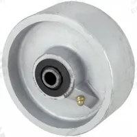 APPROVED VENDOR Caster Wheel: 5 in Wheel Dia., 2 in Wheel Wd, Iron, 1,500 lb Load Rating, Roller (MPN P-D-050X020/050R). Key specifications — Includes Spanner Bushing: Not Included; Wheel/Tread Material: Iron; Wheel/Tread Color: Silver; Brand: APPROVED VENDOR.