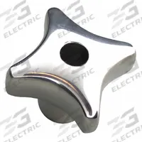 APPROVED VENDOR Hand Knob: 4 Point, Stainless Steel, 1/2"-13 Thread, 2.48 in Dia (MPN M-65024). Key specifications — Brand: APPROVED VENDOR.