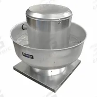 Upblast Exhaust Fan: Belt Drive, Includes Drive Pack, 16 1/2 in Wheel, 3,060 cfm, ODP, 1 1/2 hp (MPN ALX165UB30150P). Key specifications — Brand: CANARM; Base Shape: Square; Assembly: Assembled; Motor Enclosure: Open Dripproof; Nameplate Voltage: 575V AC; Mounting Location: Wall; For High-Static Pressure Applications: No; High-Efficiency Motor: No.