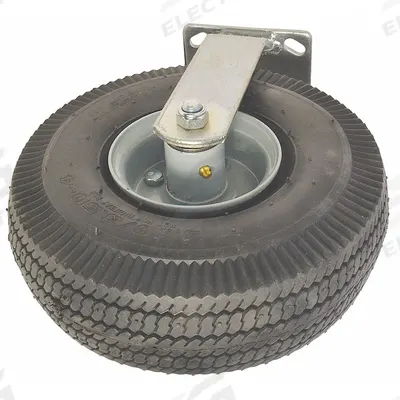 Dayton Rigid Caster: 300 lb Load Capacity, 10 in Overall Lg, 3 1/2 in Overall Wd - Replacement Casters for Platform Trucks