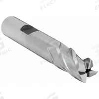 YG-1 Square End Mill: Cobalt, 4 Flute, 25/64" Mill Dia, 1" LOC, 2-11/16" OAL (MPN 04306)