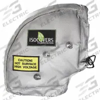 UNITHERM Insulated Pipe Jacket: For 44 in to 50 in Circumference, Fiberglass/Mineral Wool, Gray (MPN IE1690). Key specifications — Color: Gray; Cover Type: Elbow Jacket; Fastening System: Quick Release Fabric Flap and Wiretwists; For Valve Type: Universal; Jacket Material: Silicone Coated Fiberglass Cloth; Brand: UNITHERM; For Fitting Type: 90° Elbow.