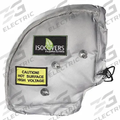 UNITHERM Insulated Pipe Jacket: For 44 in to 50 in Circumference, Fiberglass/Mineral Wool - Fitting Covers
