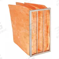 GRAINGER Pocket Air Filter: 24 in x 12 in x 22 in, MERV 11, Orange, Fiberglass, 3 Pockets (MPN 5W447). Key specifications — Display Sell UOM: EA; Brand: GRAINGER; Media Material: Fiberglass; Performance Rating: MERV 11.