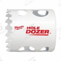 MILWAUKEE Hole Saw: 1 3/4 in Saw Dia., 3.5 Teeth per Inch, 1 5/8 in Max. Cutting Dp, Bi-Metal (MPN 49-56-5155). Key specifications — attr1098070: 3.5; attr1098087: MILWAUKEE.