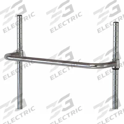 QUANTUM STORAGE SYSTEMS Shelf Push Handle: 18 in x 1 in x 1 in - Push Handles for Wire Shelving