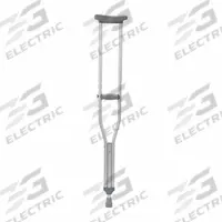 FIRST VOICE Crutches: 300 lb Load Capacity, Silver (MPN MDS80534HW). Key specifications — Brand: FIRST VOICE; Includes: Rubber Bottom Tip; Intended Patient: Tall Adult; Color: Silver.