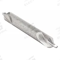 KEO Center Drill: Plain Type, #2, 60°, 1 7/8 in Overall Lg, High Speed Steel (MPN 906-000-075). Key specifications — Brand: KEO; End Type: Double End.