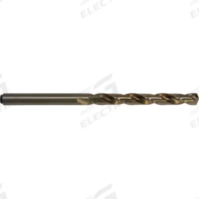 CLEVELAND Taper Length Drill Bit: 3/32", 118° Notched Point, Straw/Bronze Cobalt - Tang-Shank Cobalt Taper-Length Drill Bits