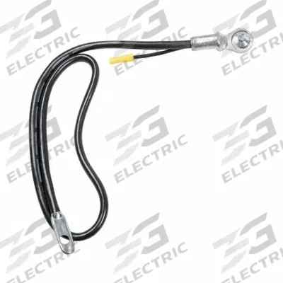 GROTE Battery Cable: Side Terminal Cable, 4 ga Wire Size, 45 in Overall Lg, Black - Battery Cables