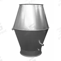 Jet Cap: Stainless Steel, For 8 in Duct Dia, 8 in Inlet Dia, 22 ga Material Thick, Stainless Steel (MPN 8010004554). Key specifications — Brand: NORDFAB; Screen Included: Yes.