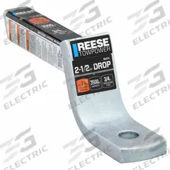 REESE Ball Mount: II, 3/4 in Compatible Ball Shank Dia, Ball Mounts Ball Mount, 14 1/8 in Overall Lg (MPN 06474). Key specifications — Material: Steel; Vehicle Class: II; Brand: REESE; Features: Quick Load; Finish: Zinc; Resistance Properties: Weather-Resistant.