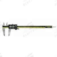MITUTOYO Carbide Jaw 4-Way Digital Caliper: 0.0005 in to 12 in /0.01 mm to 300 mm, Inch/Metric (MPN 500-167-30). Key specifications — attr1185476: MITUTOYO; attr1185435: Step; attr1185436: Certificate of Inspection; attr1185475: Not Rated; attr1185429: +/- 0.005 in; attr1185430: 0.0005 in/0.01 mm; attr1220488: Not Included.
