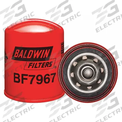 BALDWIN FILTERS Fuel Filter: Spin-On, 3 1/8 in Outside Dia, 3/4"-16 Thread Size, Cellulose - Spin-On Fuel Filters