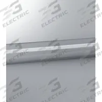 PAWLING CORP Accent Rail: EBR-30, PVC, Silver Gray, 2 in Overall Ht, 12 ft Overall Lg (MPN EBR-30-12-210). Key specifications — Brand: PAWLING CORP; Color: Silver Gray; Product Type: Accent Rail; Series: EBR-30; Internal Rubber Bumper: No.