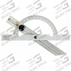 INSIZE Manual-Reading Protractor: 5 29/32 in Blade Lg, 10°to 170°, 1° Graduations, +/-0.3° Accuracy (MPN 4797-100). Key specifications — attr1182193: Steel; attr1182194: +/-0.3°; attr1182195: 5-29/32 in; attr1182198: 1°; attr1182218: INSIZE.
