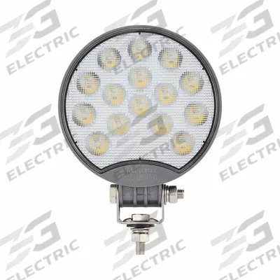 MAXXIMA Vehicle Work Light: Round, Flood, LED, Bolt, Blunt Cut Leads, Surface Mount - Vehicle Floodlights