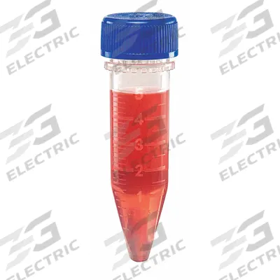 GLOBE SCIENTIFIC Centrifuge Tube: Centrifuge Tube, Polypropylene, 5 mL Capacity - mL, Conical - Plastic Centrifuge Tubes
