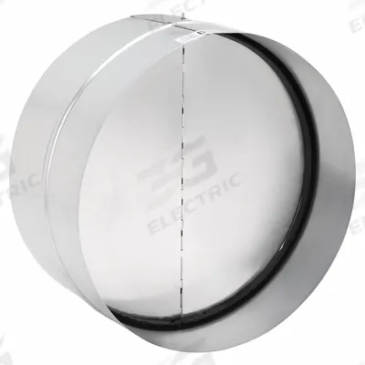 SOLER & PALAU 16"dia Aluminum Backdraft Damper: For 16 in_24 in Fan, For 16 in Nominal Duct Dia - Round Backdraft Dampers