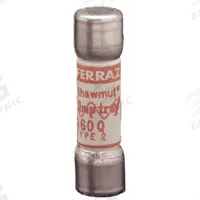 Semiconductor Fuse: A60Q Series, Fast-Acting, 5 A, 600 V AC, 600 V DC DC Volt Rating, Non-Indicating (MPN A60Q5-2). Key specifications — Series: A60Q; Brand: MERSEN; Voltage Type: AC/DC.